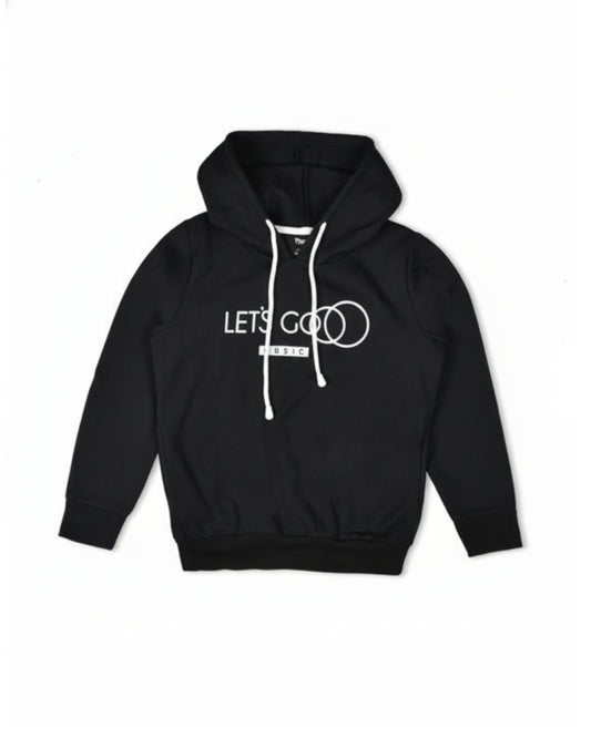 Kids' Classic Black Pullover Hoodie