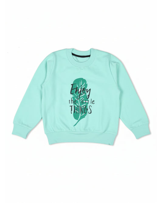 Unisex Green Fleece Sweatshirt